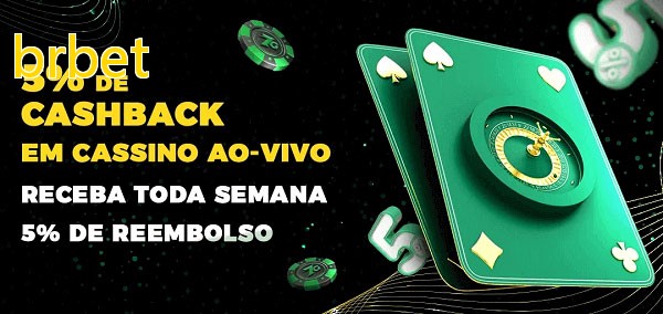 Promoções do cassino ao Vivo brbet